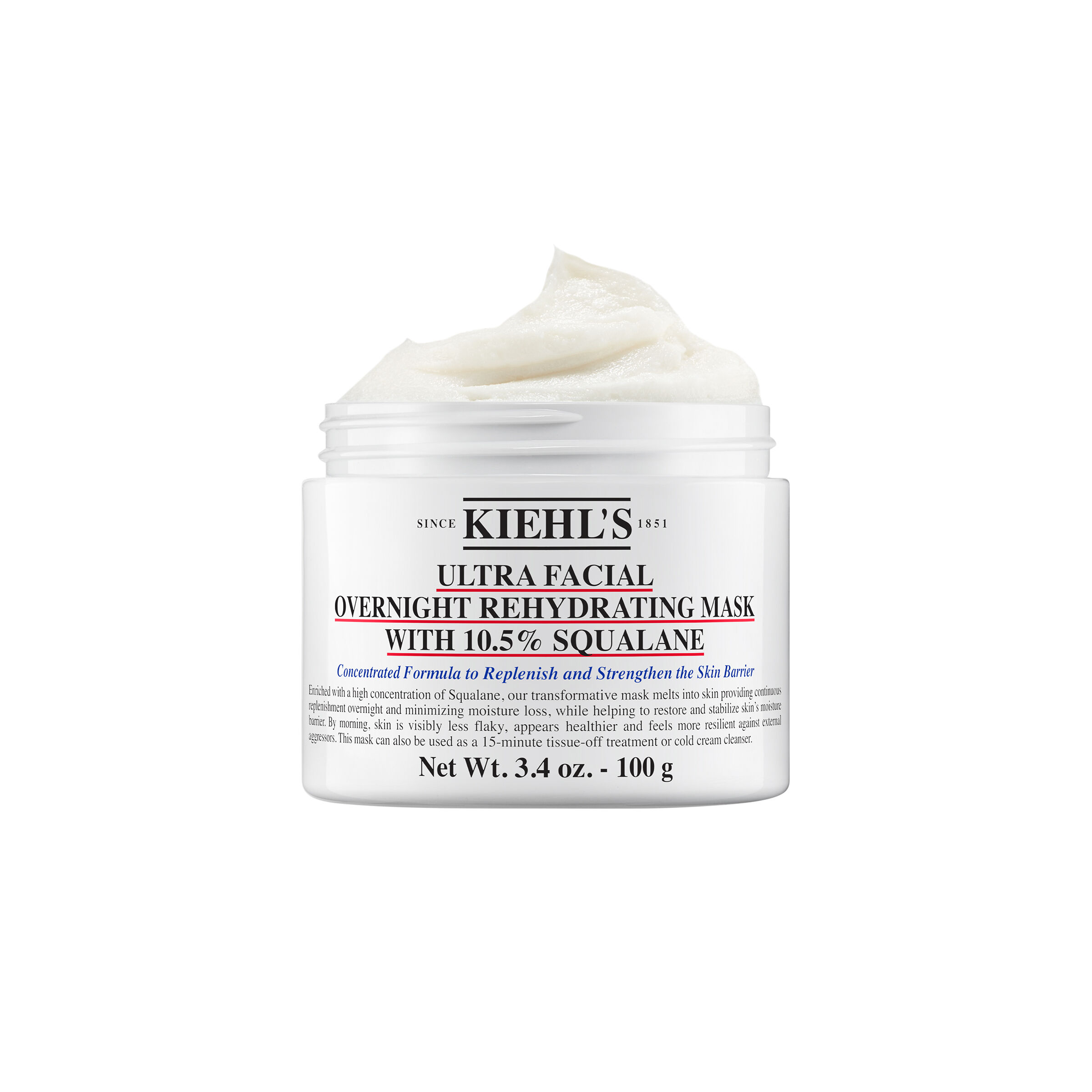 Ultra Facial Overnight Hydrating Face Mask con 10.5% Escualeno